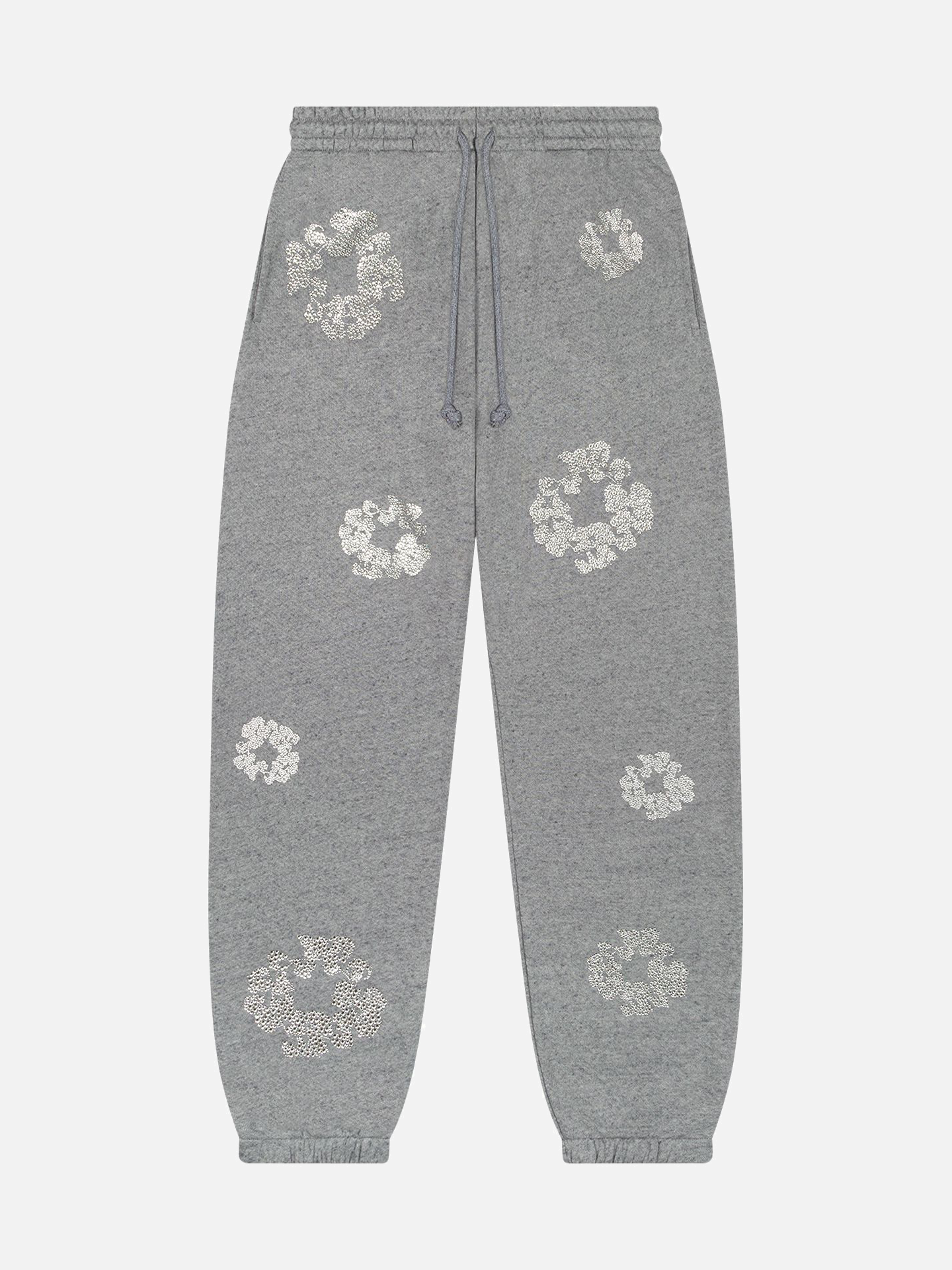 新作☆【Denim Tears】Cashmere Swarovski クリスタルパンツ Denim Tears Cashmere Swarovski Cotton Wreath Sweatpants Pink