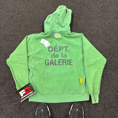 GALLERY DEPT GALERIE DEPT REVERSIBLE HOODIE GREEN