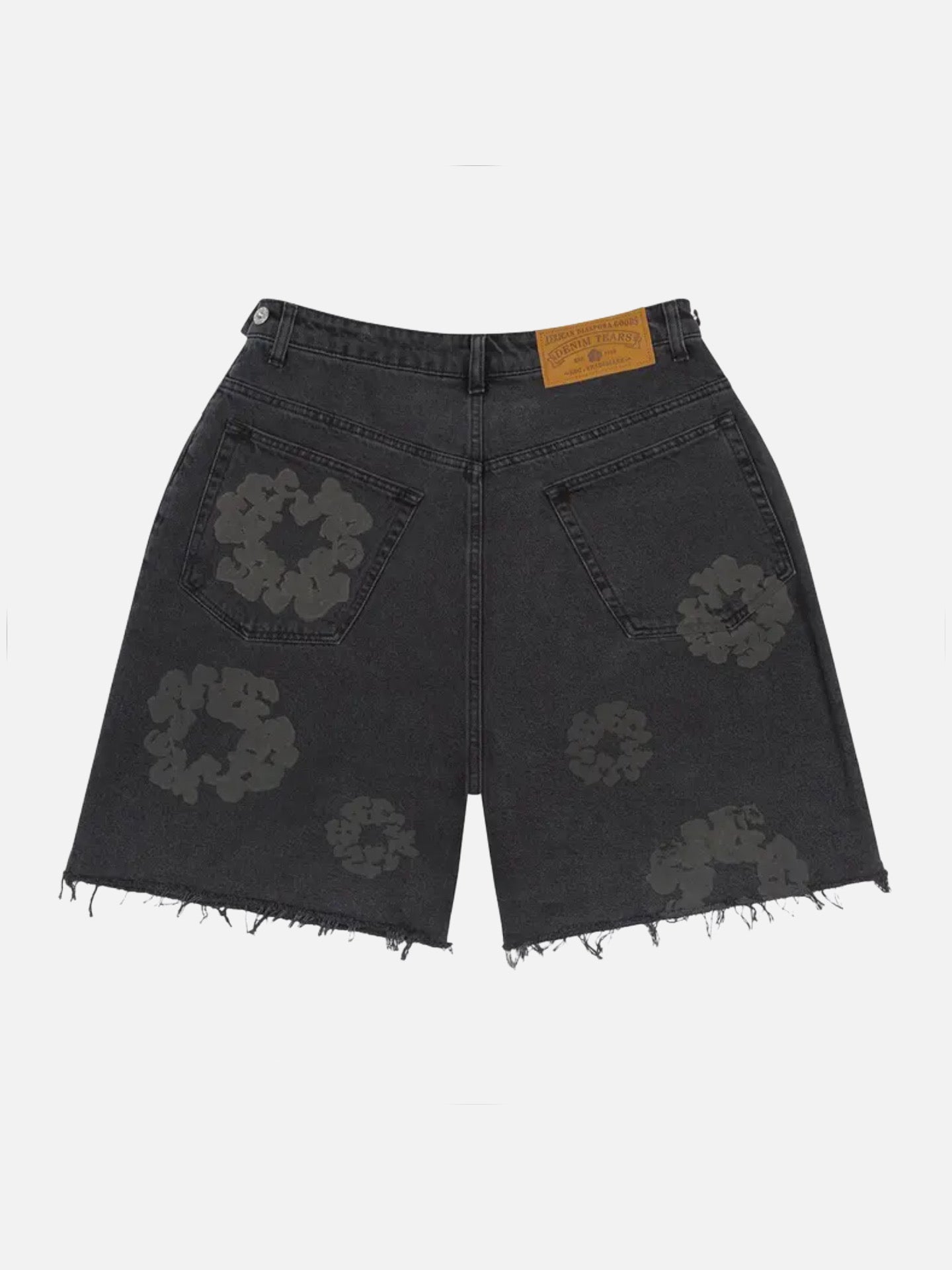 Denim Tears Mono Cotton Wreath Denim Shorts 'Black'