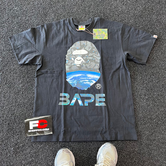 BAPE SPACE APE TEE BLACK