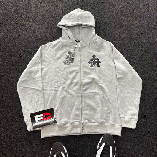 Chrome Hear*s GREY ZIP UP