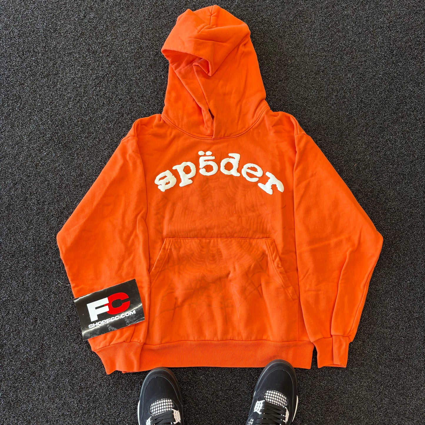 SP5DER ORANGE LEGACY HOODIE