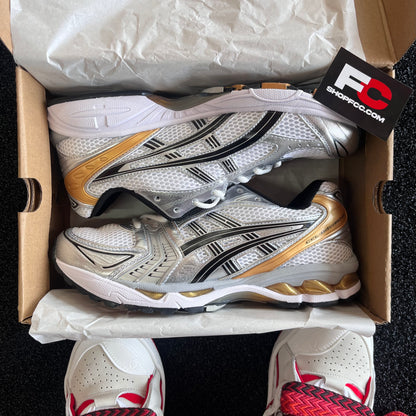 ASICS GEL K14 SILVER GOLD