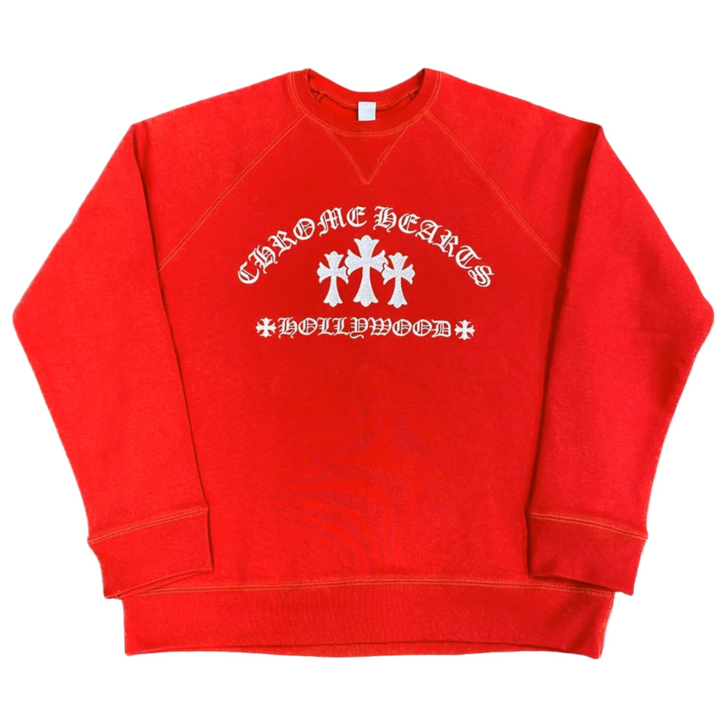 CHROME HEART HOLLYWOOD RED SWEATER