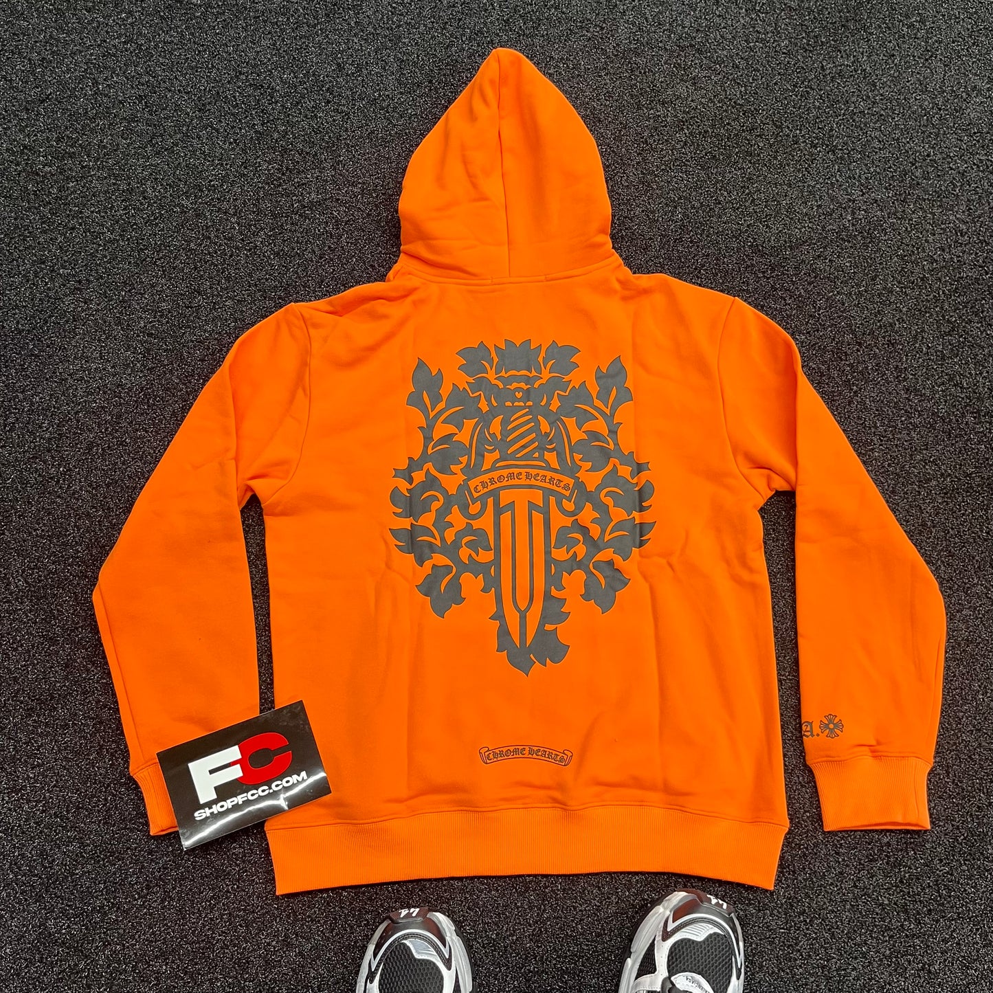 Chrome Hear*s VINE DAGGER ORANGE HOODIE