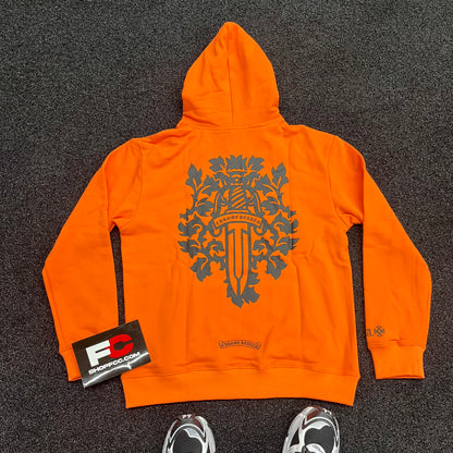 Chrome Hear*s VINE DAGGER ORANGE HOODIE