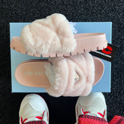 PRAD* SHEARLING SLIDES