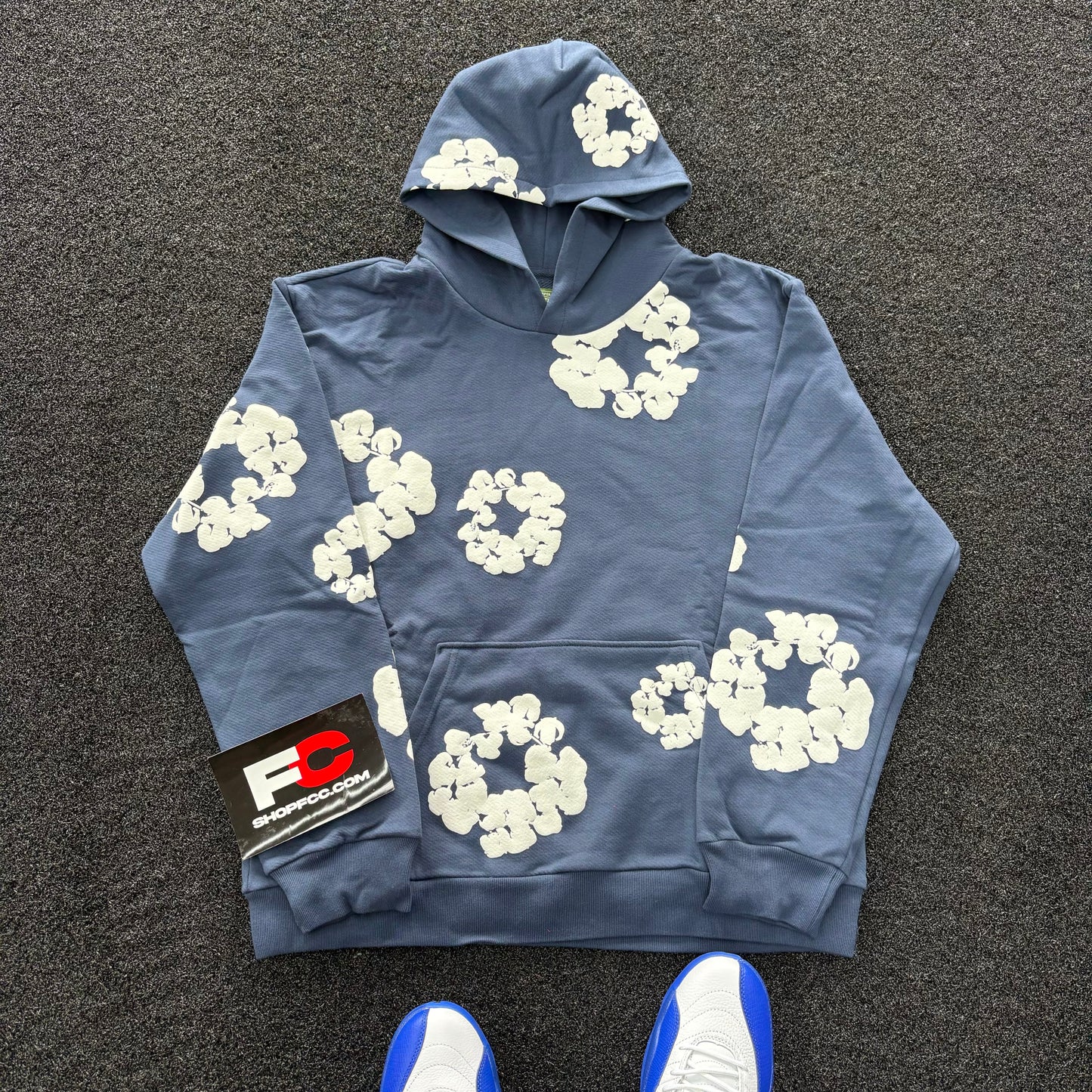Denim Tears The Cotton Wreath Sweatshirt Navy