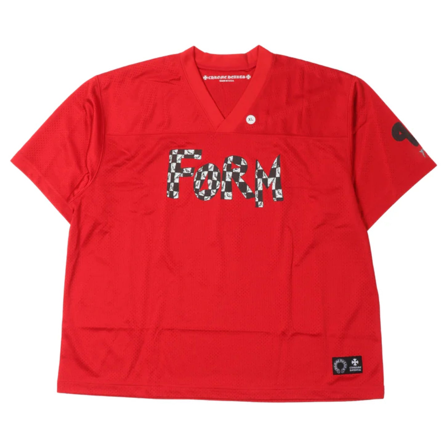 Chrome Hear*s RED MESH JERSEY TEE