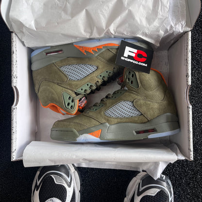 JORDAN 5 OLIVE