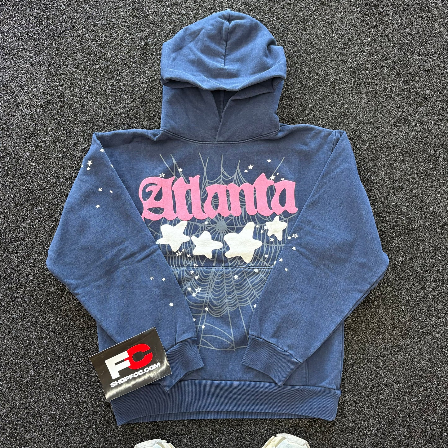 Sp5der Atlanta Hoodie Navy