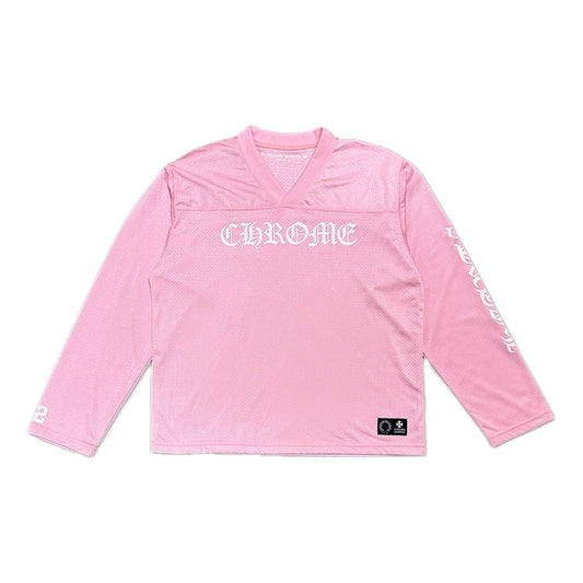 Chrome Hear*s PINK MESH JERSEY TEE LS