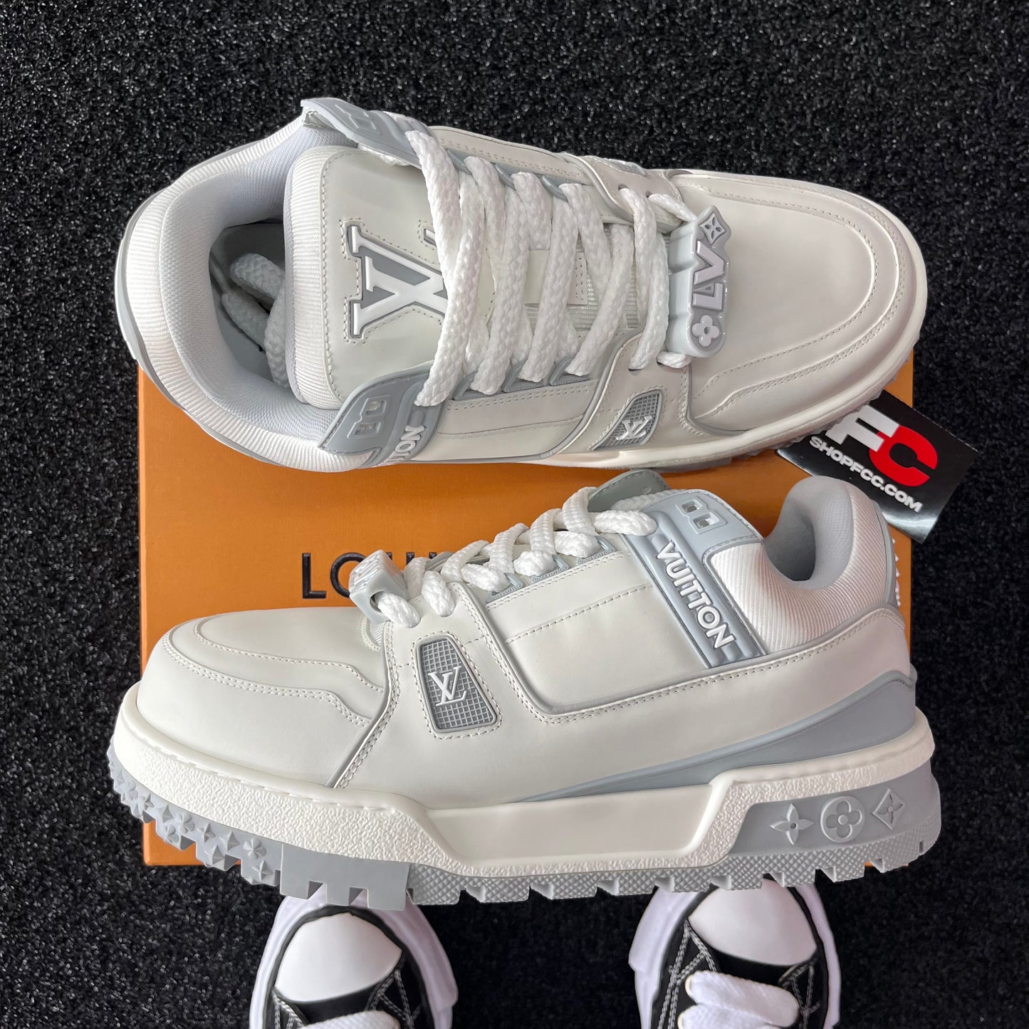 L/V TRAINER MAXI GREY WHITE