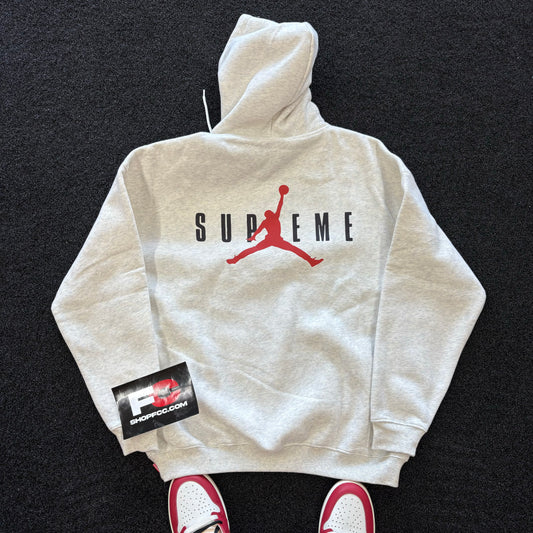 SUPREME JORDAN HOODIE GREY