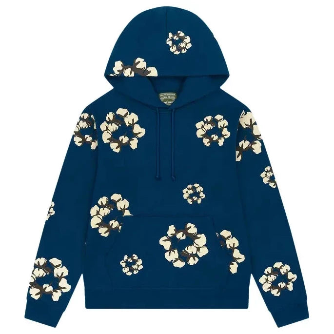 DENIM TEARS CACTUS HOODIE NAVY