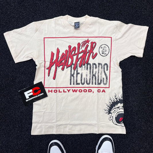 HELLSTAR RECORDS TEE OFFWHITE