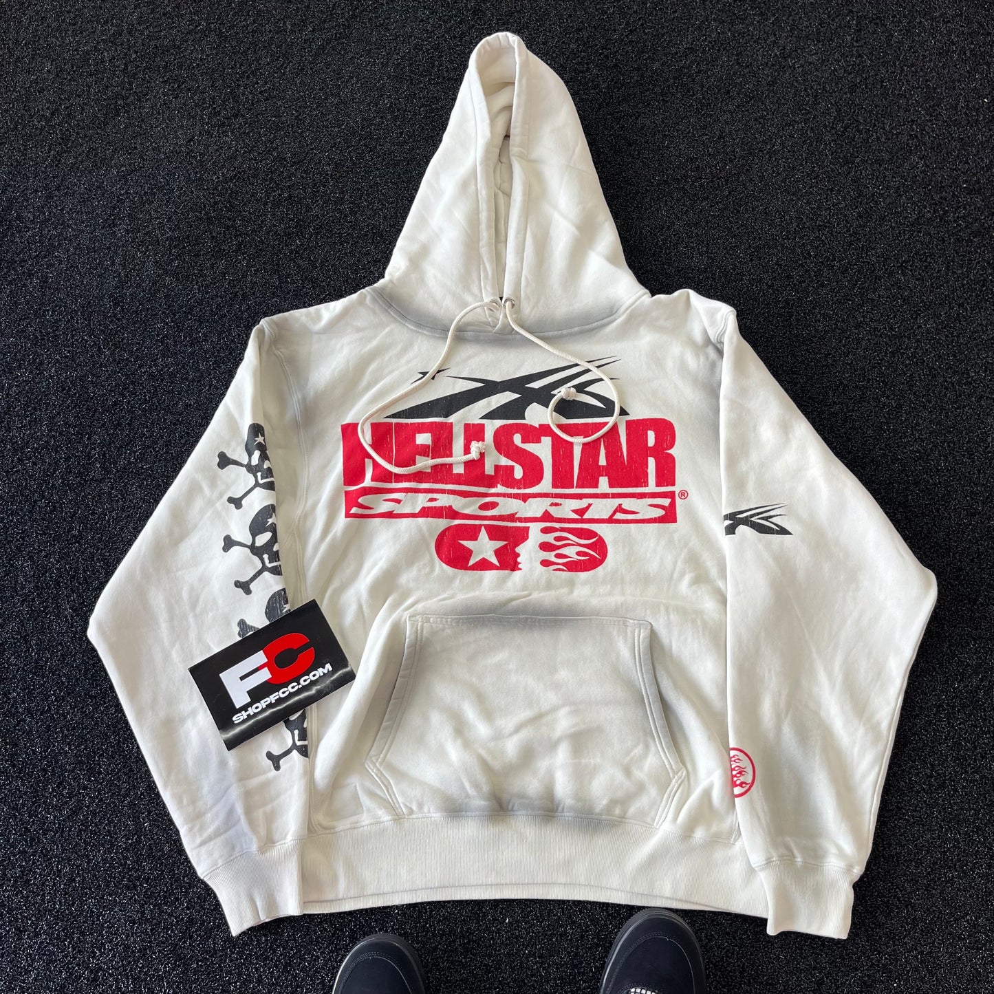 HELLSTAR SPORT HOODIE WHITE