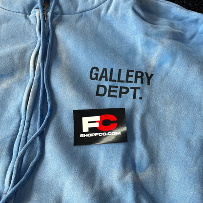 GALLERY DEPT LIGHT BLUE ZIP HOODIE