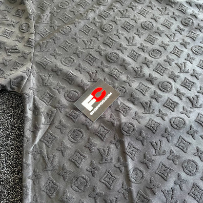 LV MONOGRAM ALL OVER BLACK SHIRT