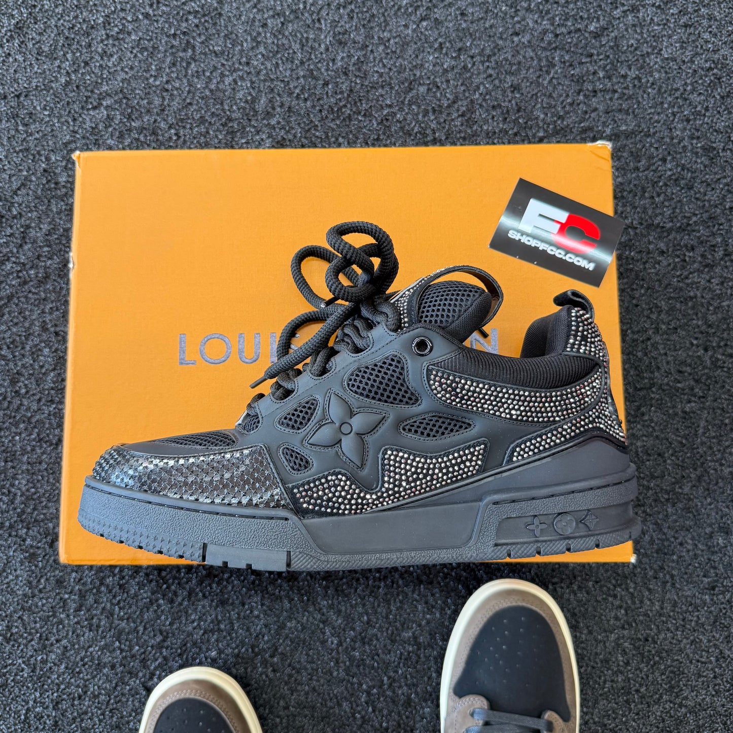 Louis Vuitton Skate Sneaker 'Grey Studded'