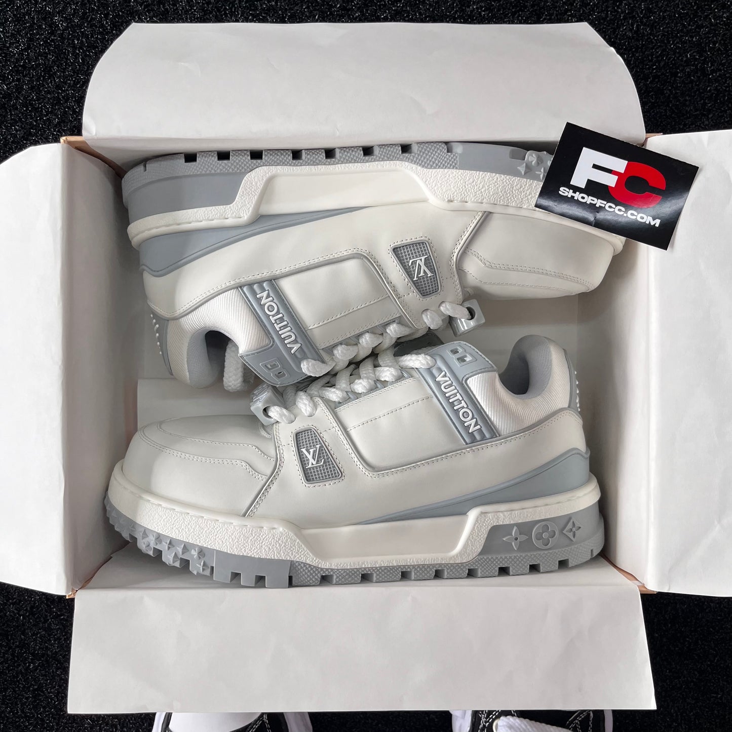 L/V TRAINER MAXI GREY WHITE