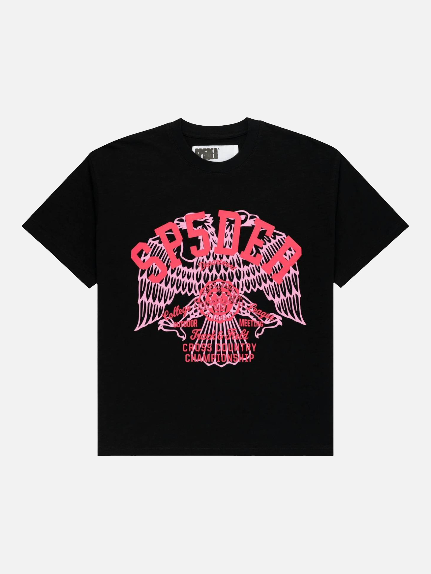 Sp5der Cross Country Slub Tee Black