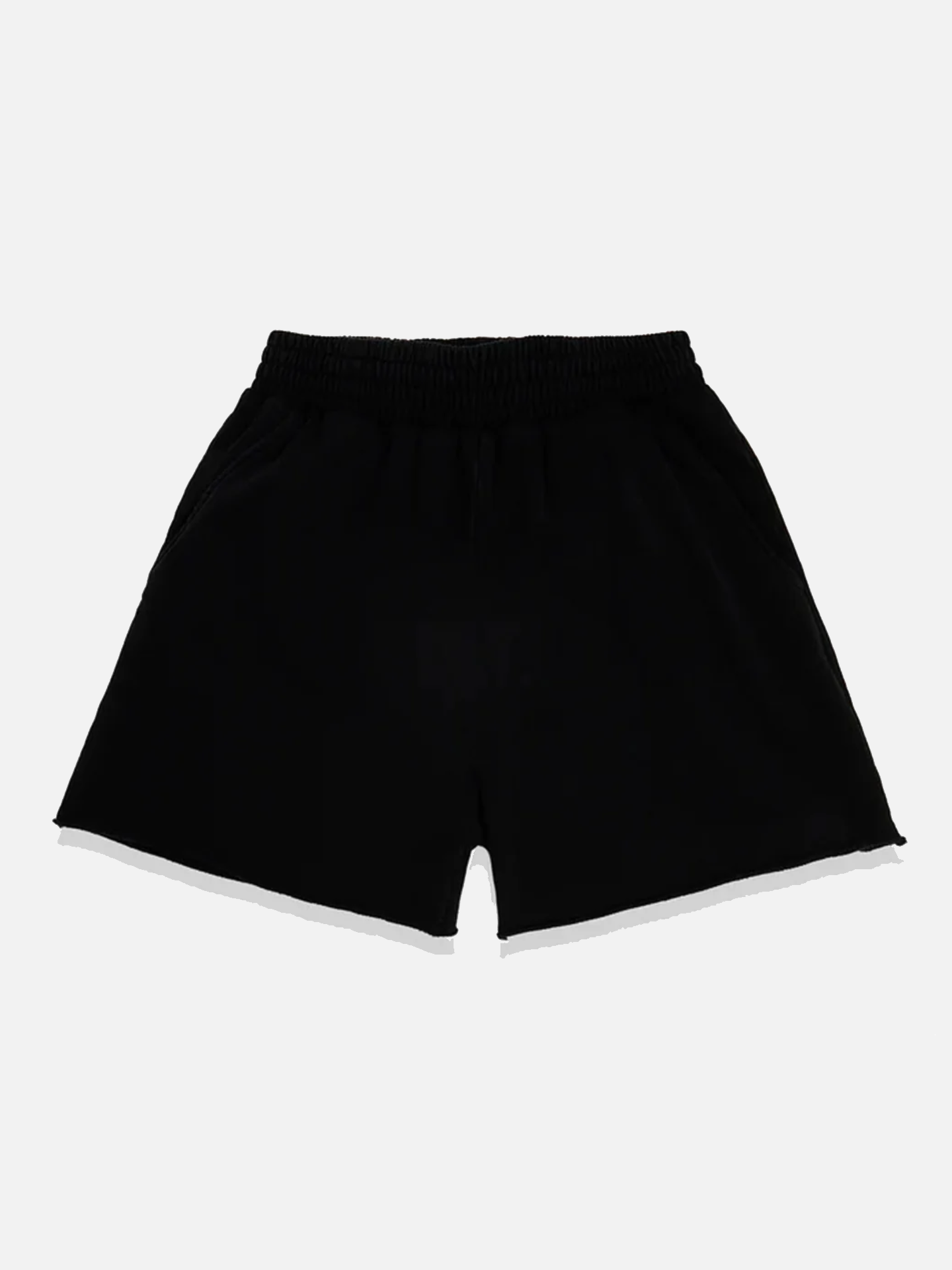 Sp5der OG Logo Embroidered Sweatshort Black