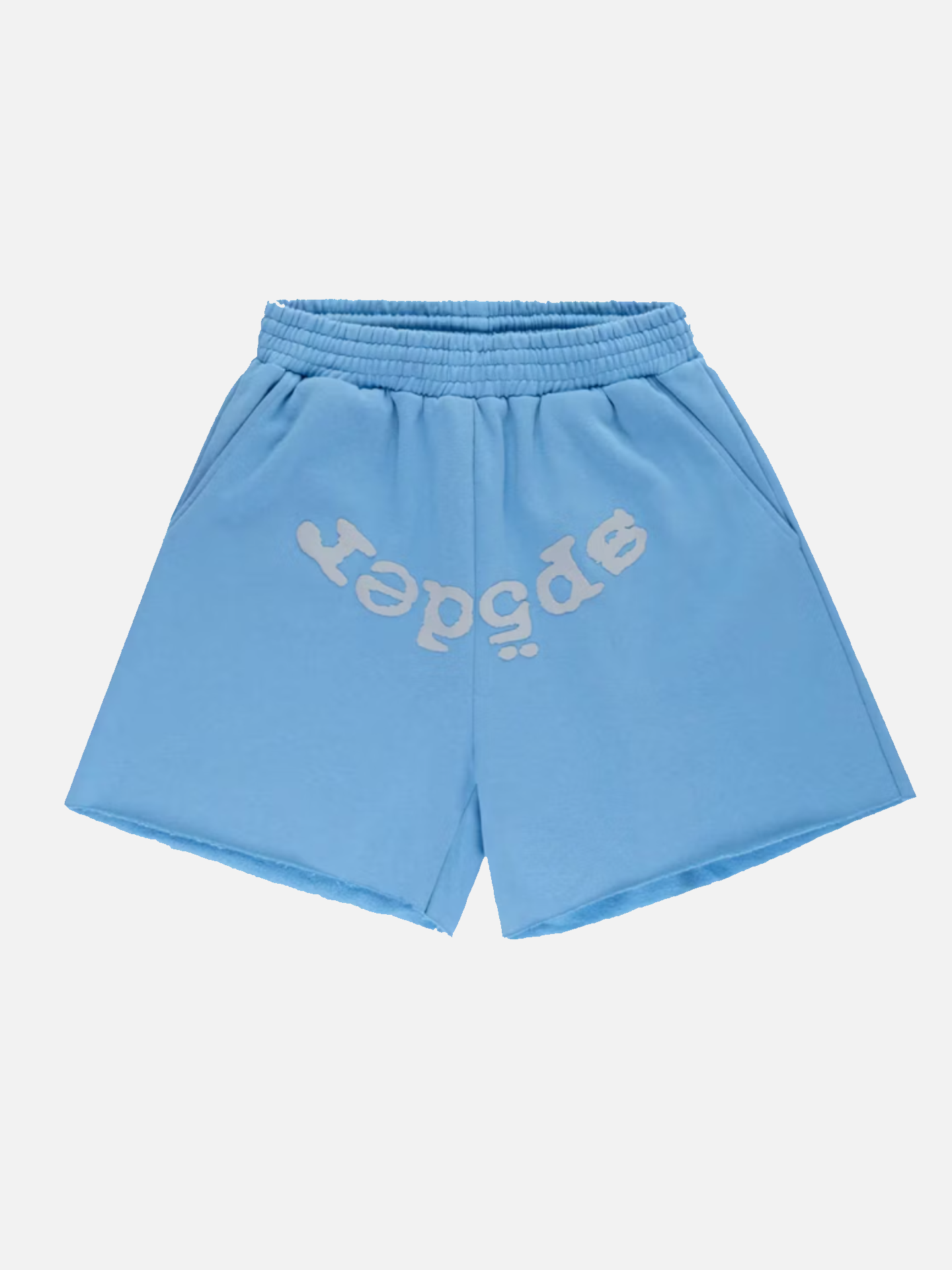 Sp5der OG Web V2 Sweatshort Dusty Blue