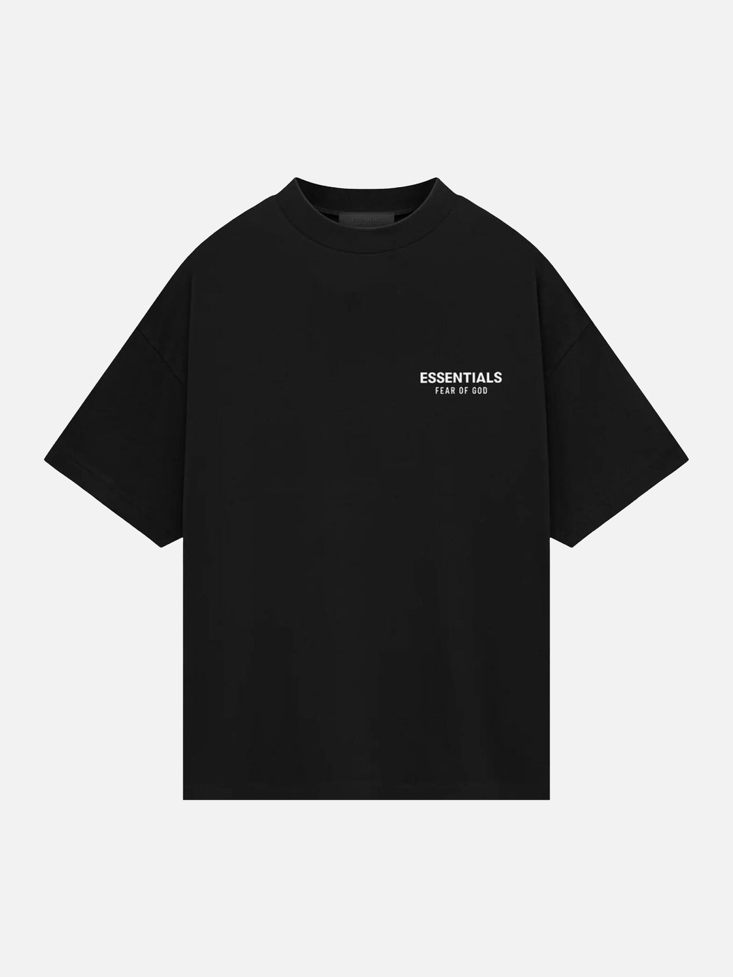 Fear of God Essentials Jersey Crewneck T-Shirt Black