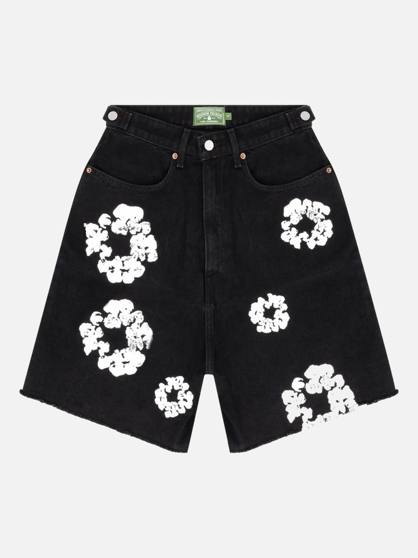 Denim Tears The Cotton Wreath Jean Short Black