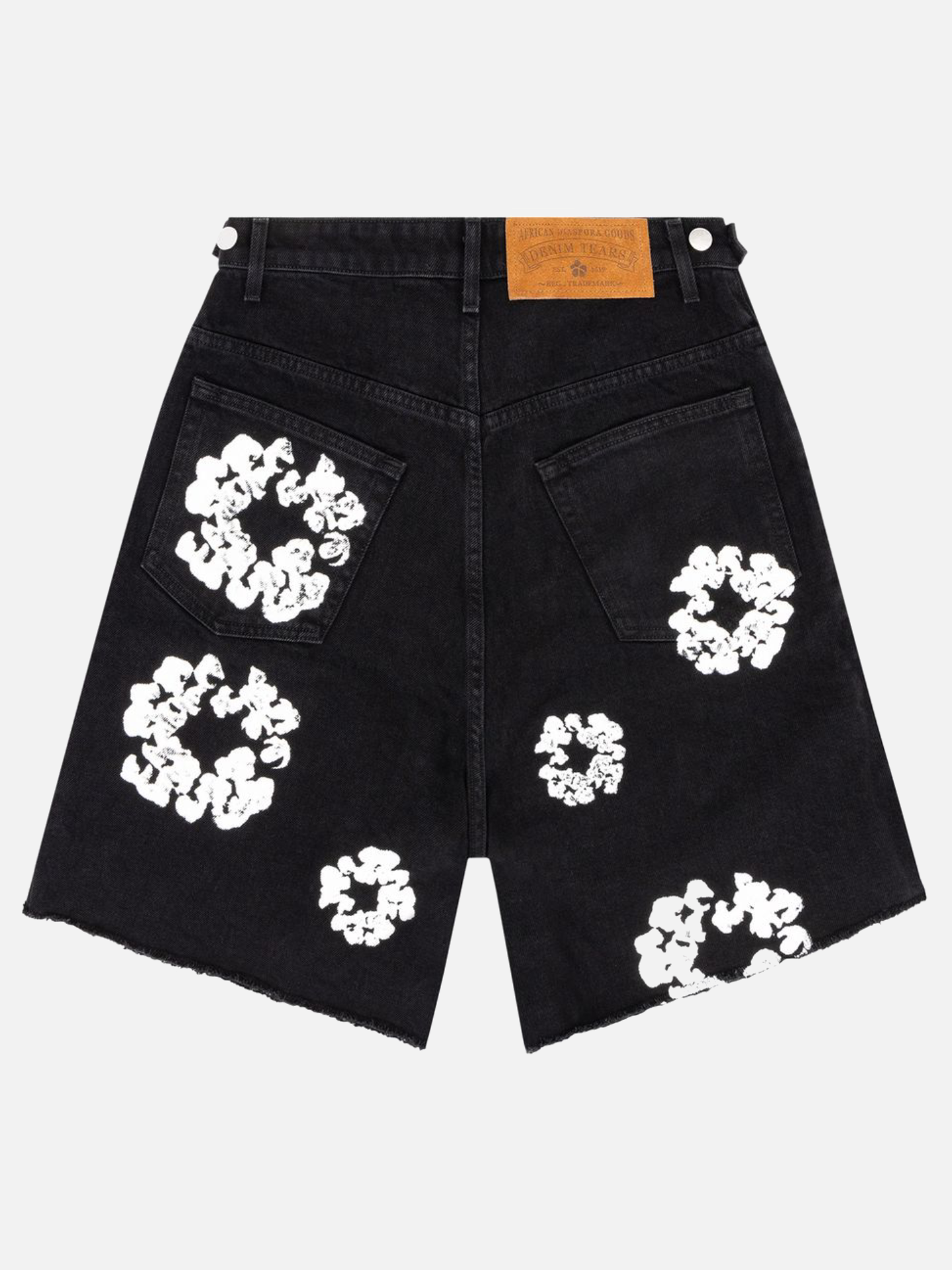 Denim Tears The Cotton Wreath Jean Short Black