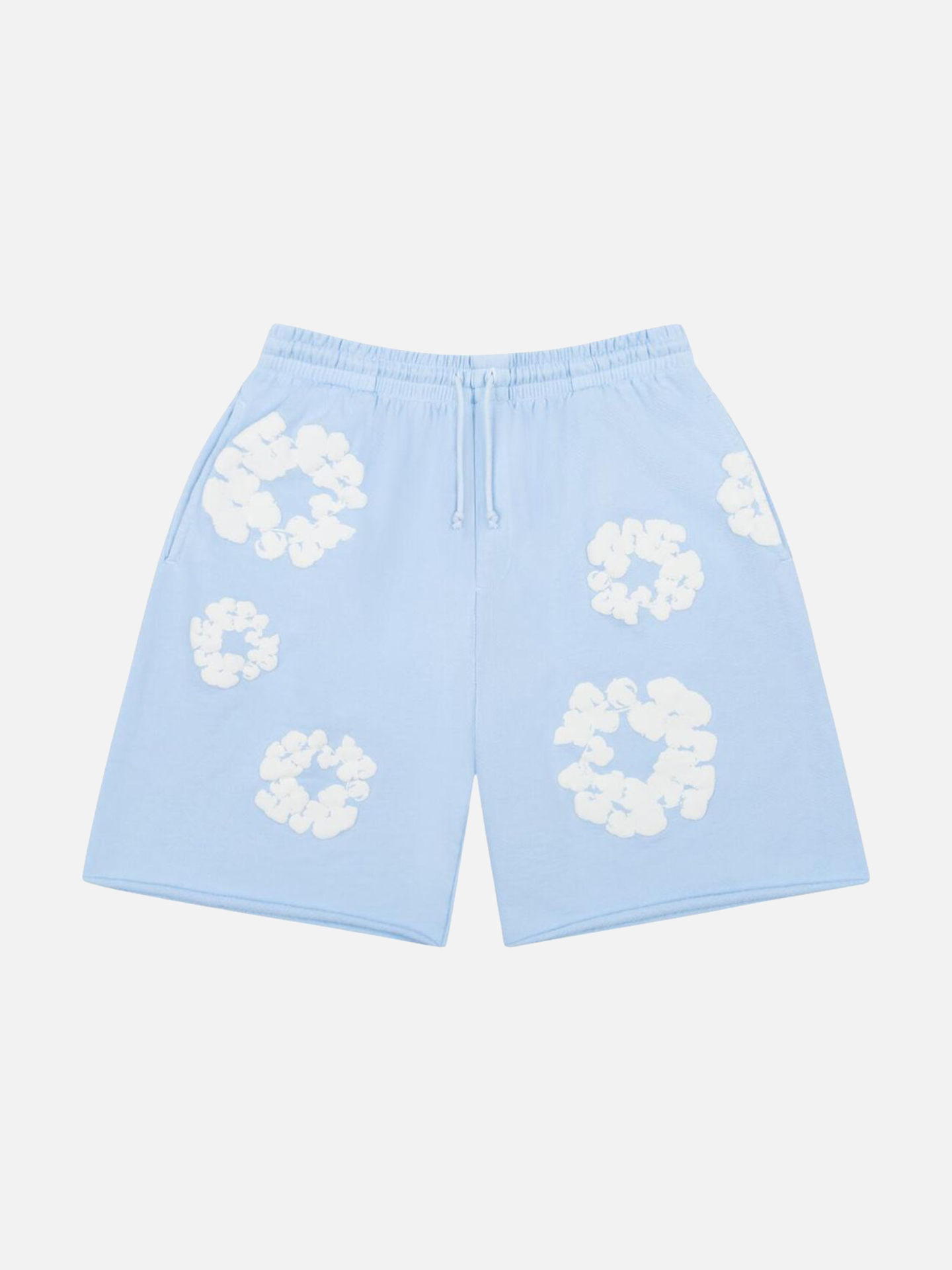 Denim Tears The Cotton Wreath Sweatshorts Powder Blue