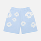 Denim Tears The Cotton Wreath Sweatshorts Powder Blue