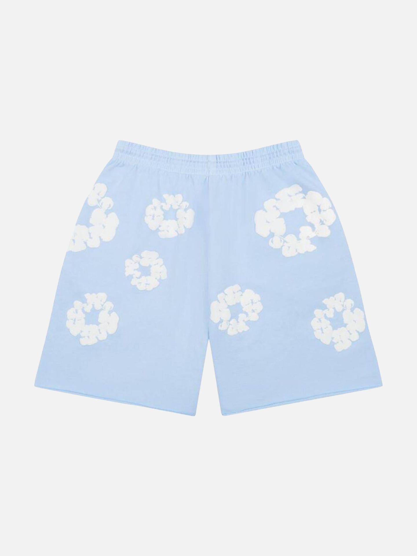 Denim Tears The Cotton Wreath Sweatshorts Powder Blue