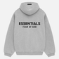 Fear of God Essentials Fleece Hoodie II Light Heather Grey