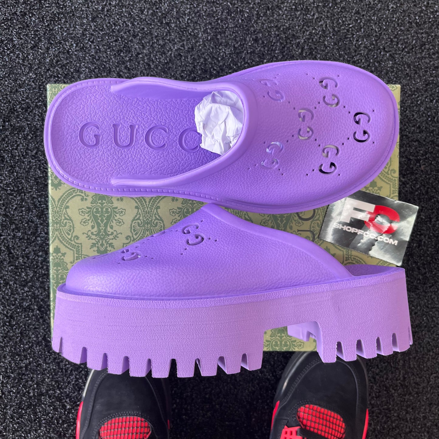 Gucc* SLIDE PURPLE