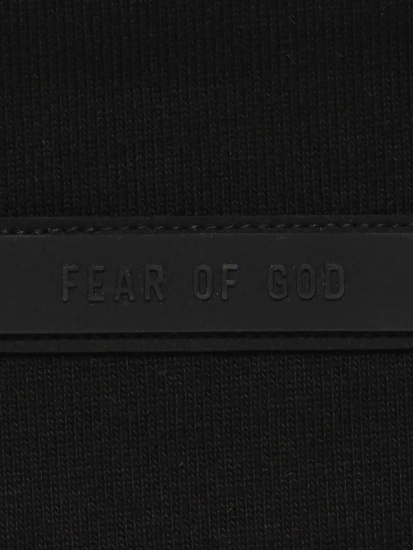Fear of God Essentials Heavy Jersey Crewneck Tee Jet Black
