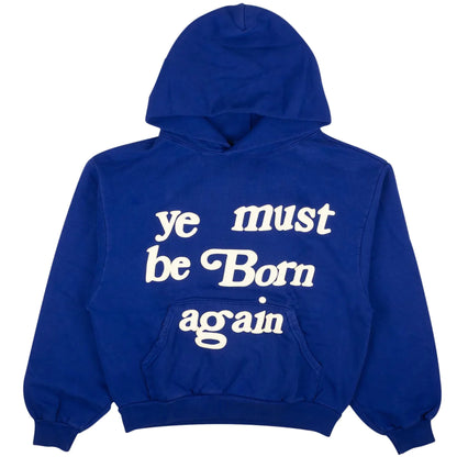 CPFM YE MUST BE BORN AGAIN BLUE HOODIE