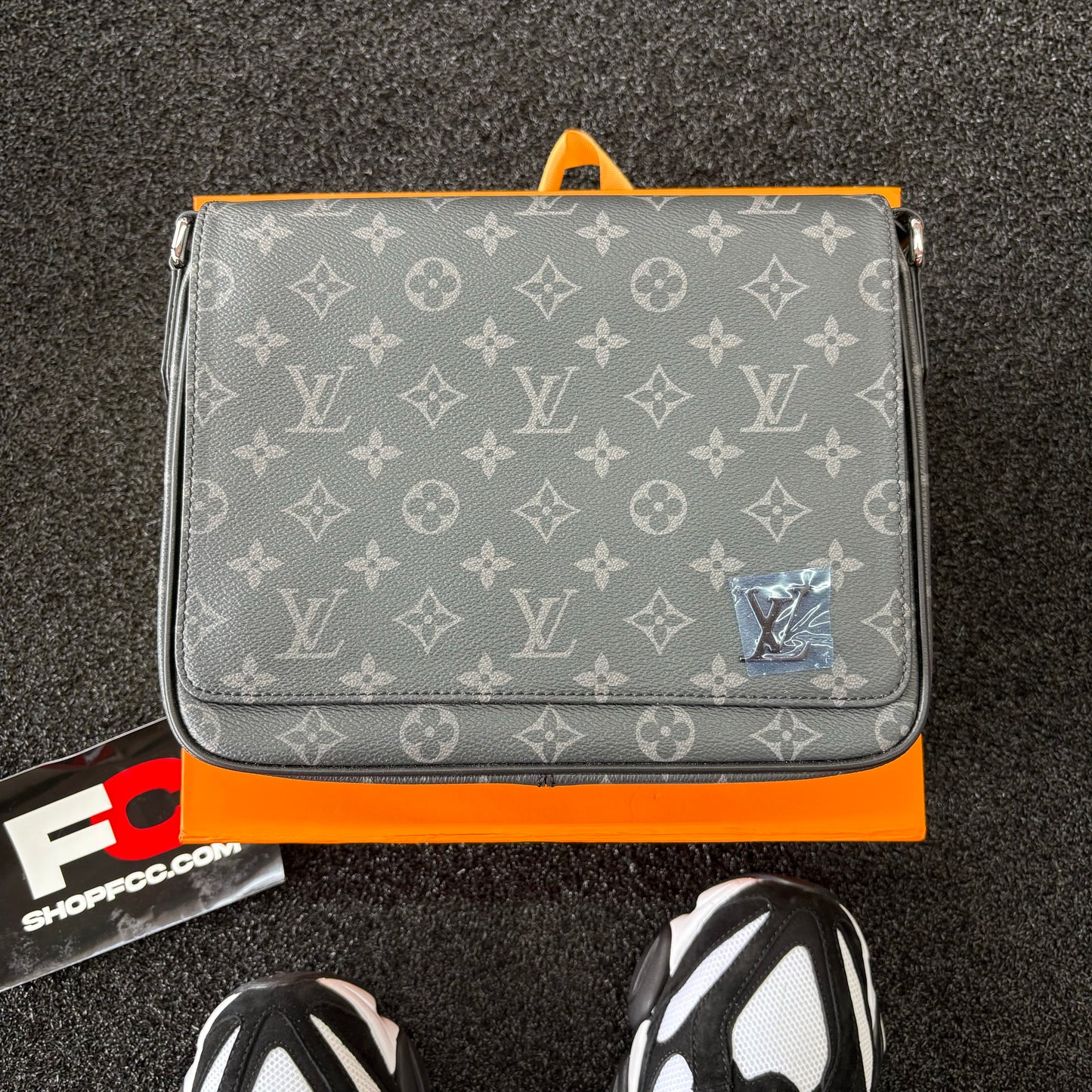 Louis Vuitton Black PM Monogram Messenger Bag