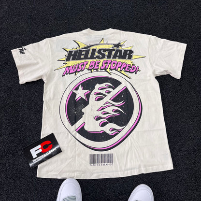 HELLSTAR BRAINWASHED WHITE TEE