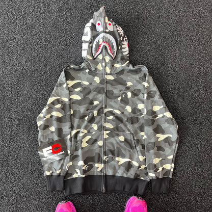 BAPE BLACK CAMO HOODIE