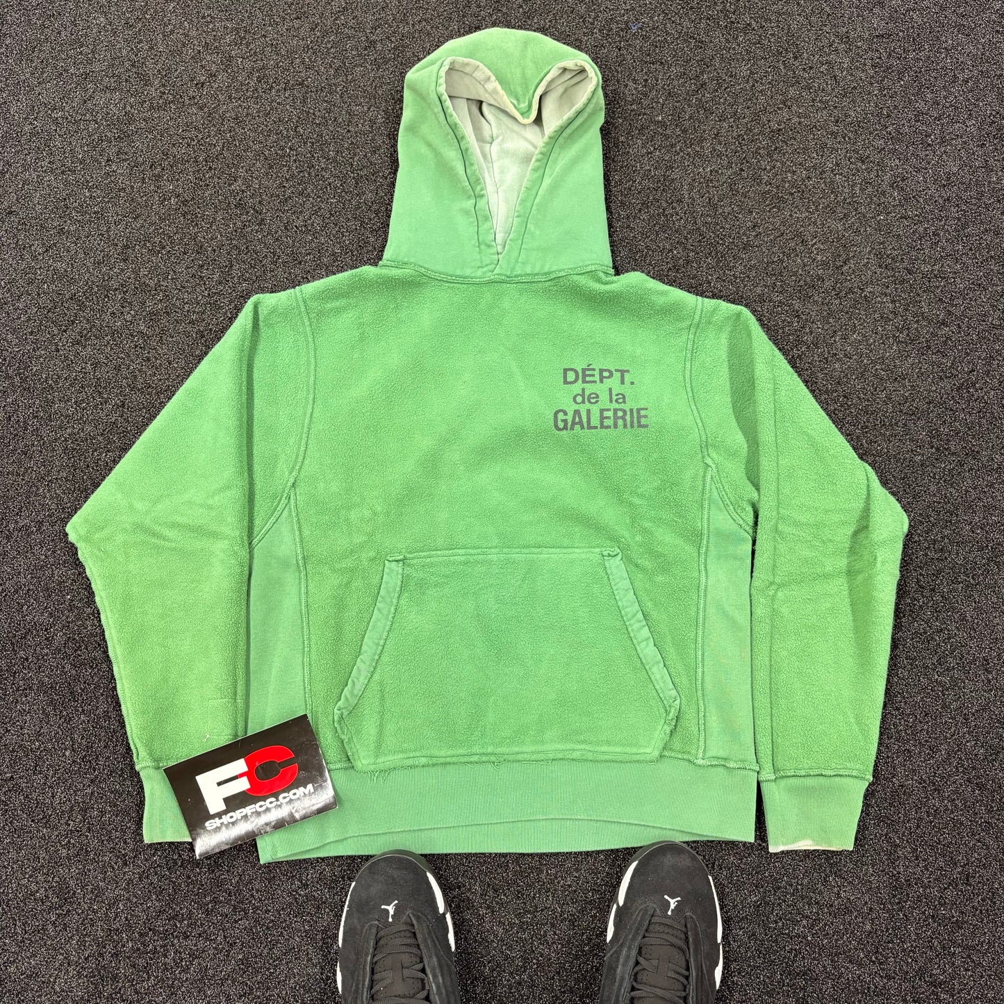 GALLERY DEPT GALERIE DEPT REVERSIBLE HOODIE GREEN