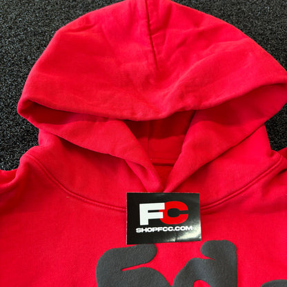 SP5DER BLACK RED BELUGA HOODIE