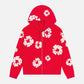 Denim Tears Cotton Wreath Zip Hoodie 'Red'