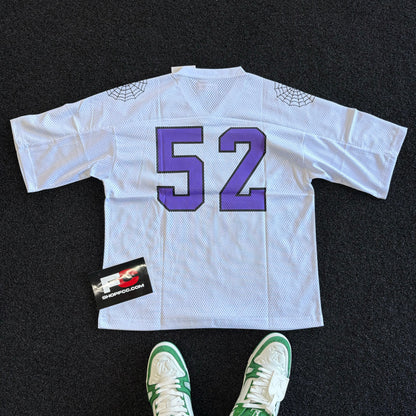 SUPREME FOOTBALL JERSEY WHITE PURPLE