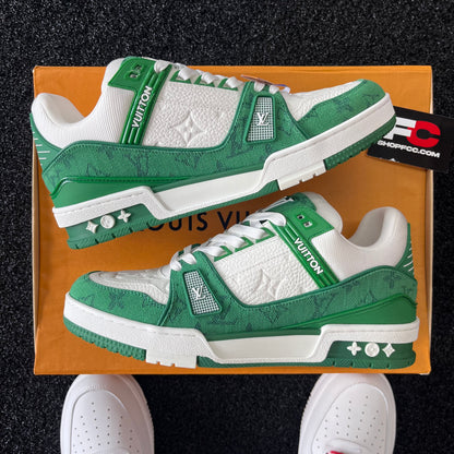 L/V TRAINER GREEN MONOGRAM