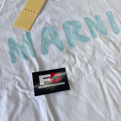 MARNI TEE TEAL WHITE