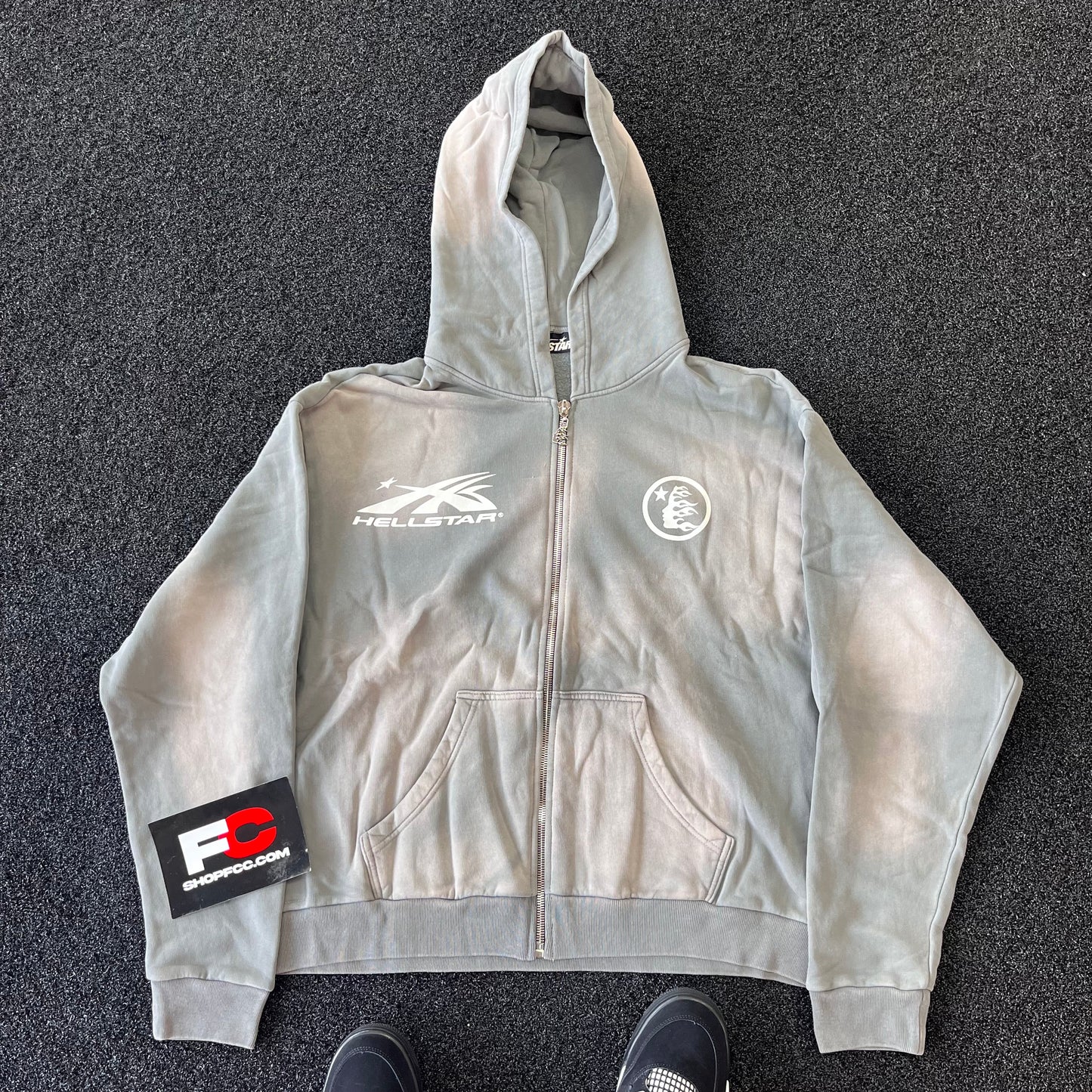 HELLSTAR SPORT HOODIE GREY