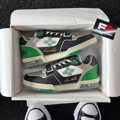 L/V SKATE TRAINER MONOGRAM STRAP GREEN