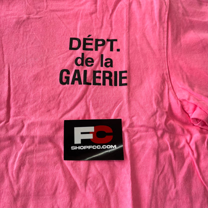 GALLERY DEPT NEON PINK TEE